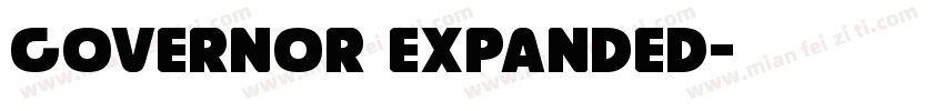 Governor Expanded字体转换